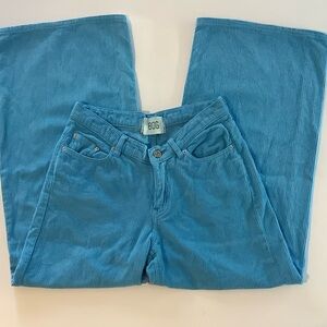 BDG Low Rise V Front Wide Leg Corduroy Pants